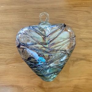 Handblown heart